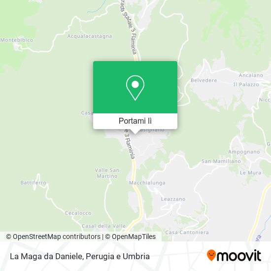 Mappa La Maga da Daniele