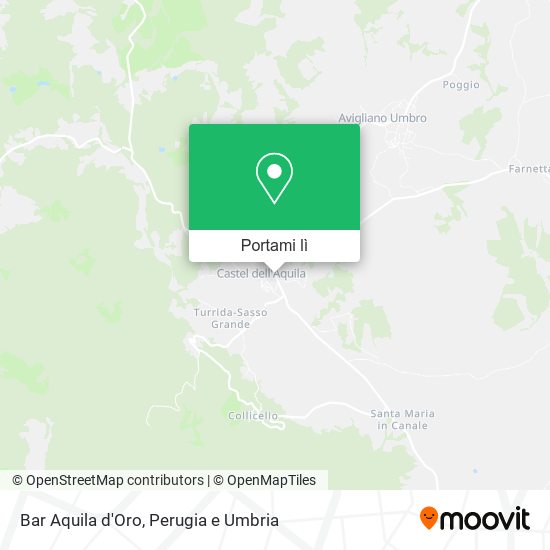 Mappa Bar Aquila d'Oro