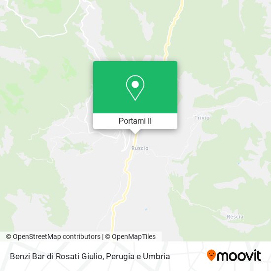 Mappa Benzi Bar di Rosati Giulio