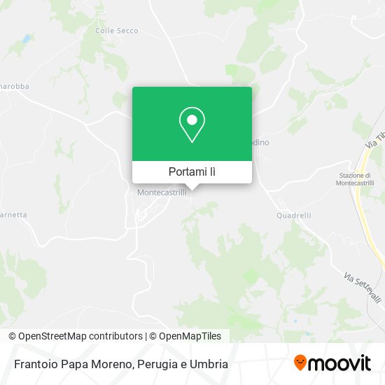 Mappa Frantoio Papa Moreno
