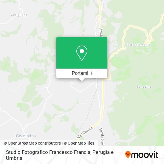 Mappa Studio Fotografico Francesco Francia