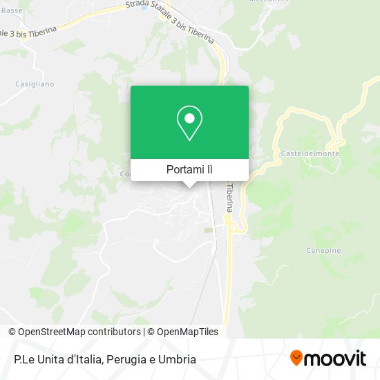 Mappa P.Le Unita d'Italia