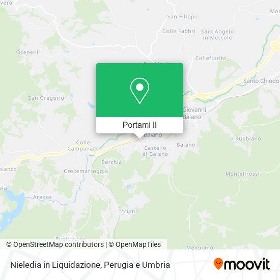 Mappa Nieledia in Liquidazione