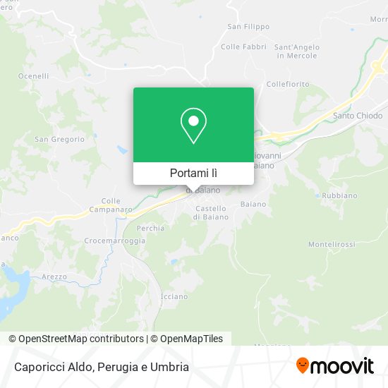 Mappa Caporicci Aldo