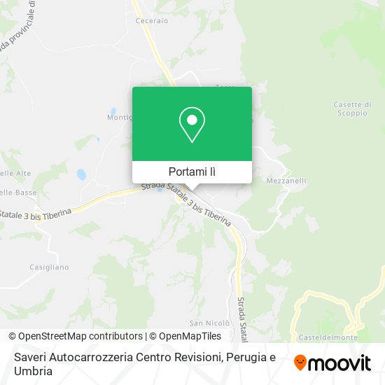 Mappa Saveri Autocarrozzeria Centro Revisioni