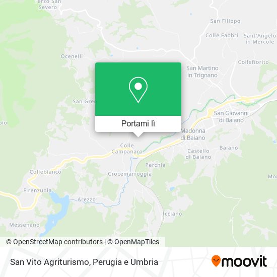 Mappa San Vito Agriturismo