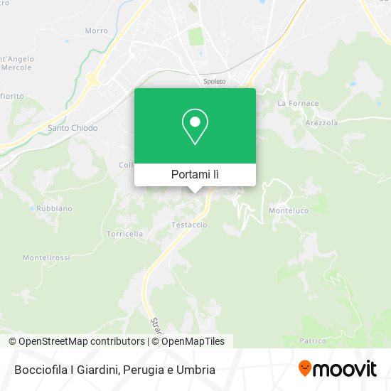 Mappa Bocciofila I Giardini