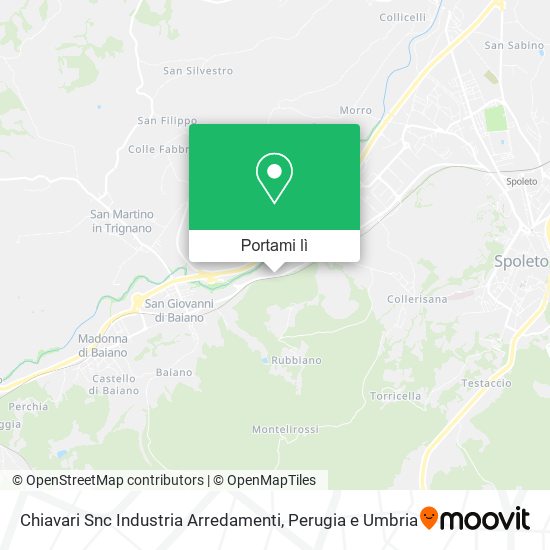 Mappa Chiavari Snc Industria Arredamenti