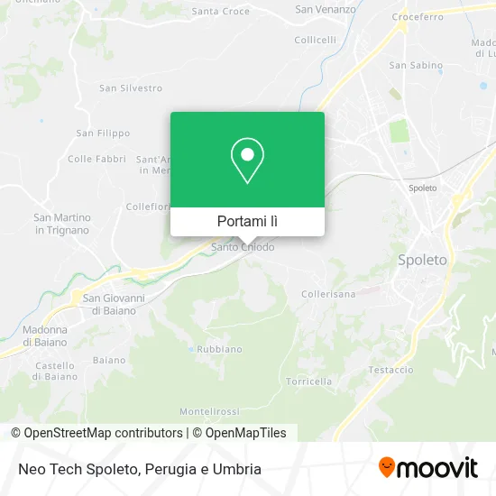 Mappa Neo Tech Spoleto