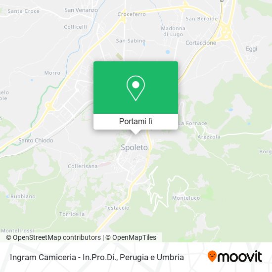 Mappa Ingram Camiceria - In.Pro.Di.