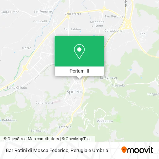 Mappa Bar Rotini di Mosca Federico