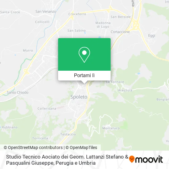 Mappa Studio Tecnico Aociato dei Geom. Lattanzi Stefano & Pasqualini Giuseppe