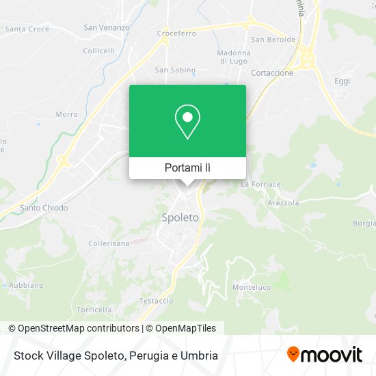 Mappa Stock Village Spoleto
