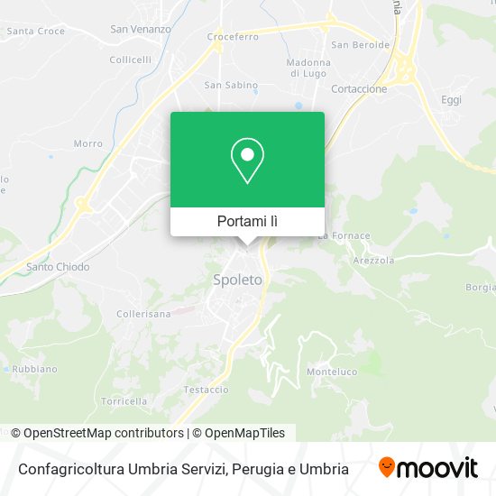 Mappa Confagricoltura Umbria Servizi
