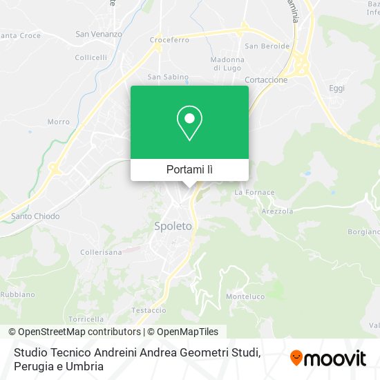 Mappa Studio Tecnico Andreini Andrea Geometri Studi