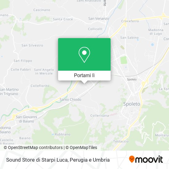 Mappa Sound Store di Starpi Luca