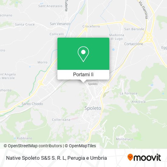 Mappa Native Spoleto S&S S. R. L