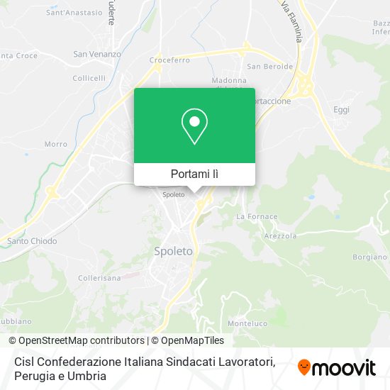 Mappa Cisl Confederazione Italiana Sindacati Lavoratori