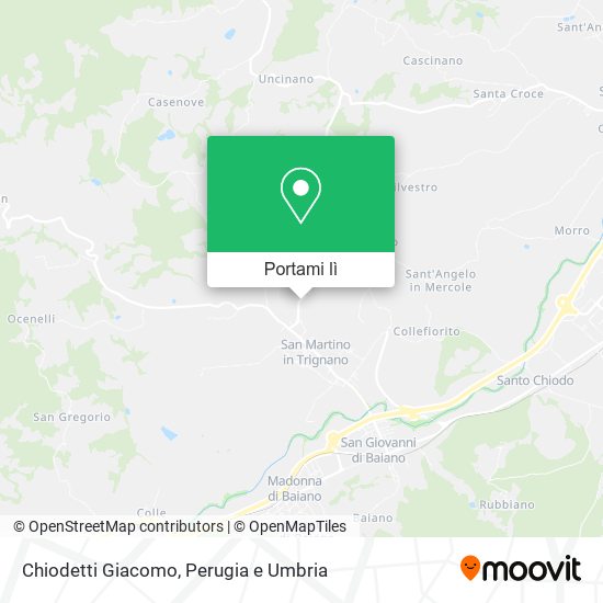 Mappa Chiodetti Giacomo