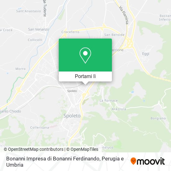 Mappa Bonanni Impresa di Bonanni Ferdinando