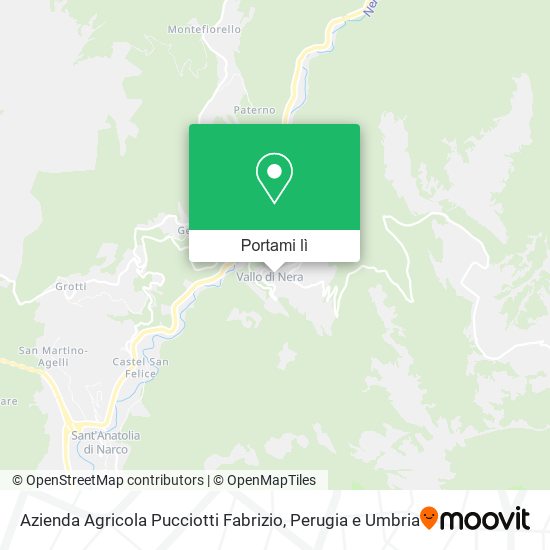 Mappa Azienda Agricola Pucciotti Fabrizio