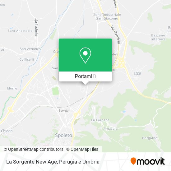 Mappa La Sorgente New Age