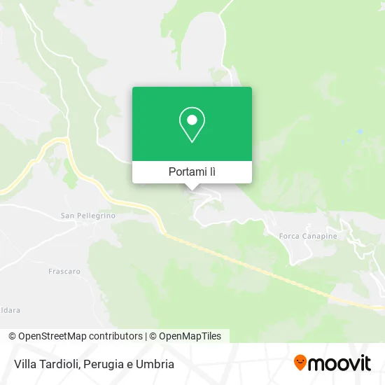 Mappa Villa Tardioli
