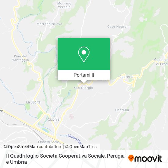 Mappa Il Quadrifoglio Societa Cooperativa Sociale