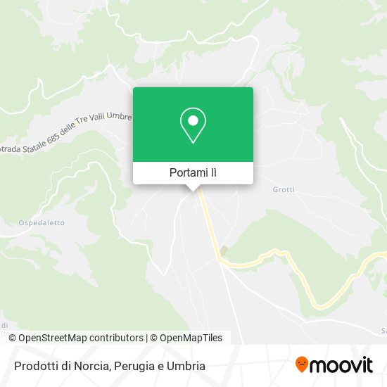 Mappa Prodotti di Norcia