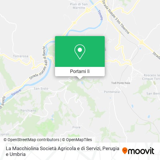 Mappa La Macchiolina Società Agricola e di Servizi