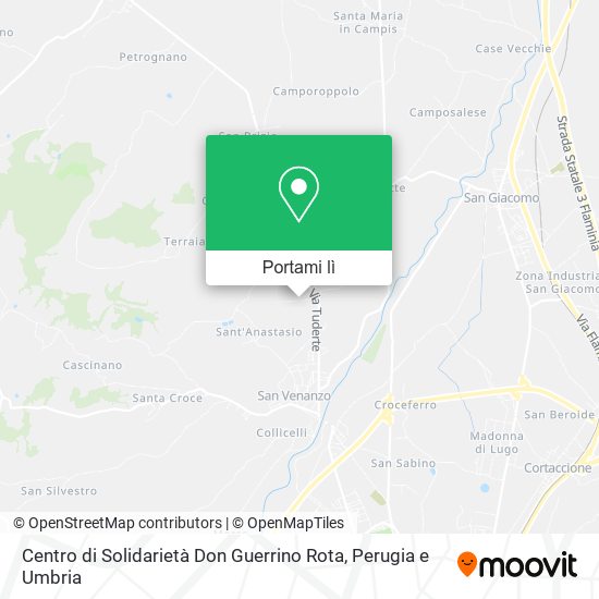 Mappa Centro di Solidarietà Don Guerrino Rota
