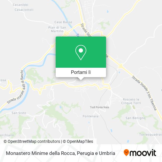 Mappa Monastero Minime della Rocca