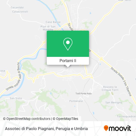 Mappa Assotec di Paolo Piagnani