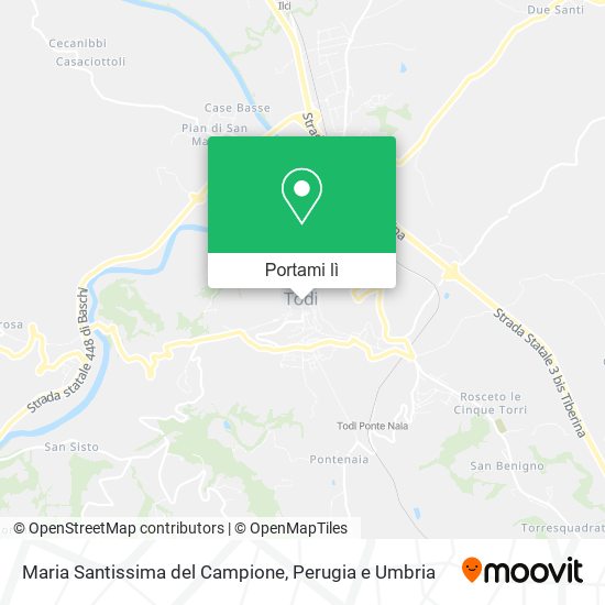 Mappa Maria Santissima del Campione