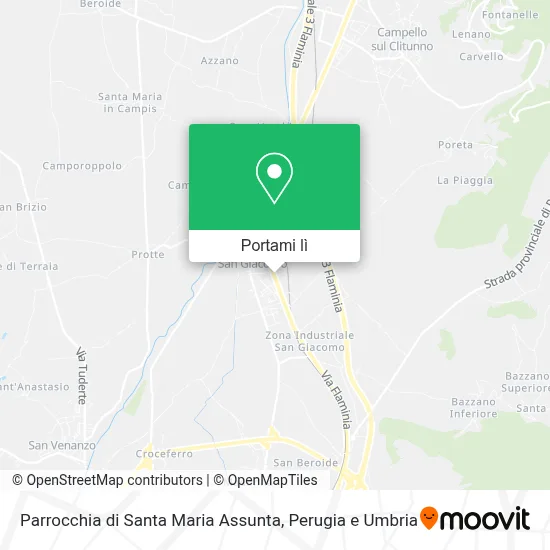 Mappa Parrocchia di Santa Maria Assunta