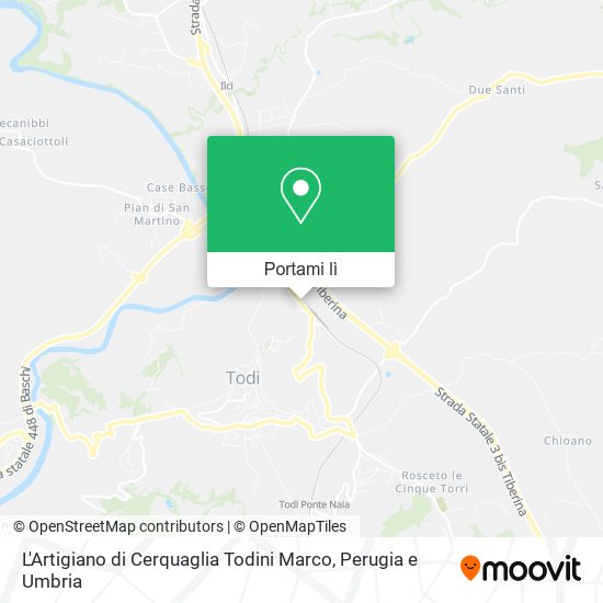 Mappa L'Artigiano di Cerquaglia Todini Marco
