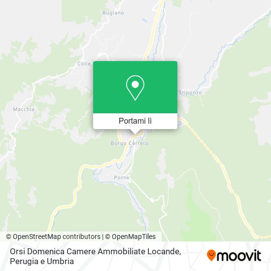 Mappa Orsi Domenica Camere Ammobiliate Locande