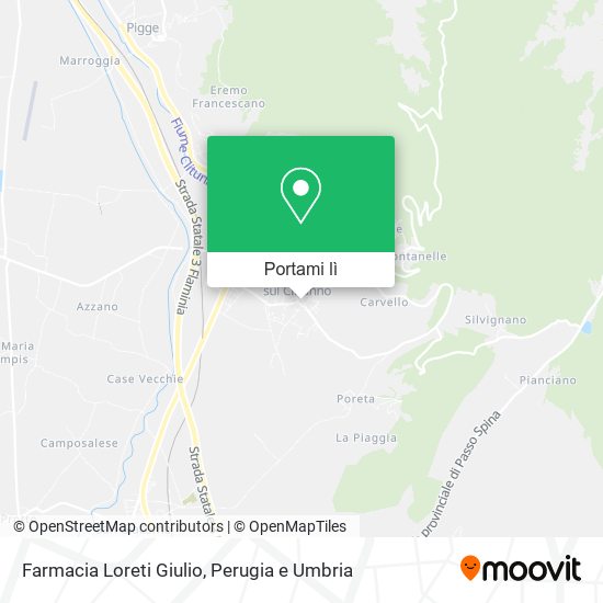 Mappa Farmacia Loreti Giulio