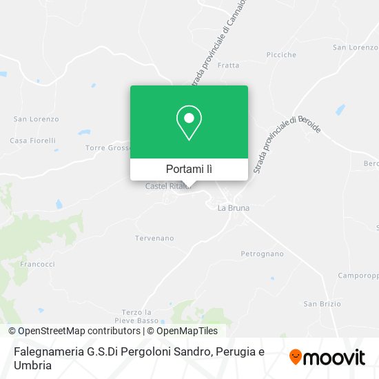 Mappa Falegnameria G.S.Di Pergoloni Sandro