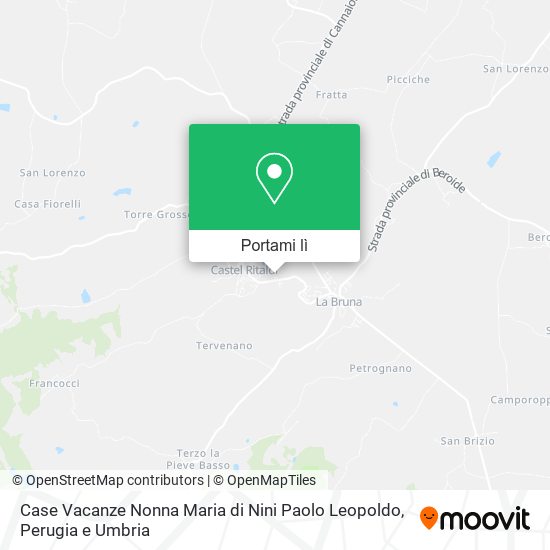 Mappa Case Vacanze Nonna Maria di Nini Paolo Leopoldo
