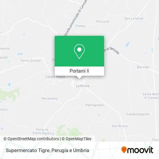 Mappa Supermercato Tigre