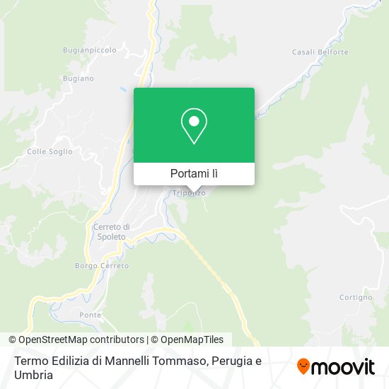 Mappa Termo Edilizia di Mannelli Tommaso