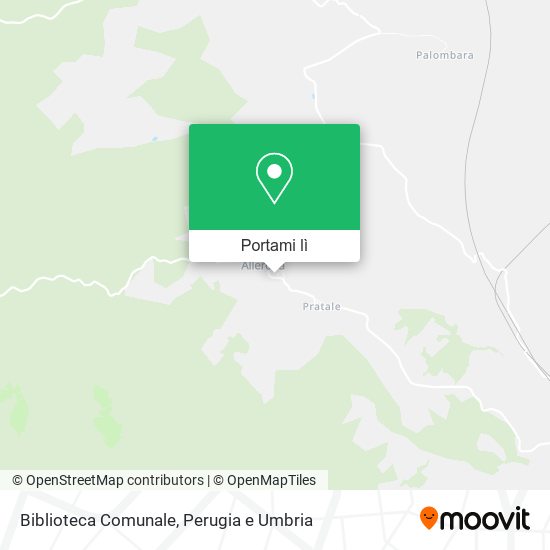 Mappa Biblioteca Comunale