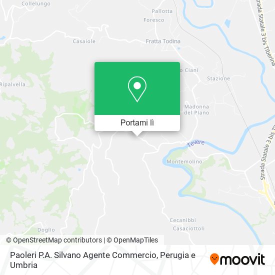 Mappa Paoleri P.A. Silvano Agente Commercio