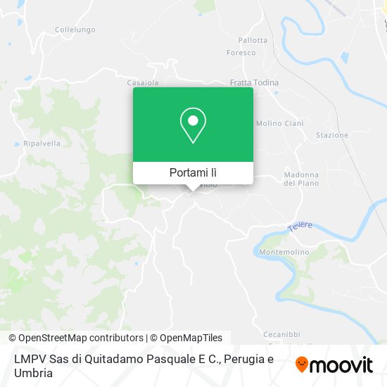 Mappa LMPV Sas di Quitadamo Pasquale E C.