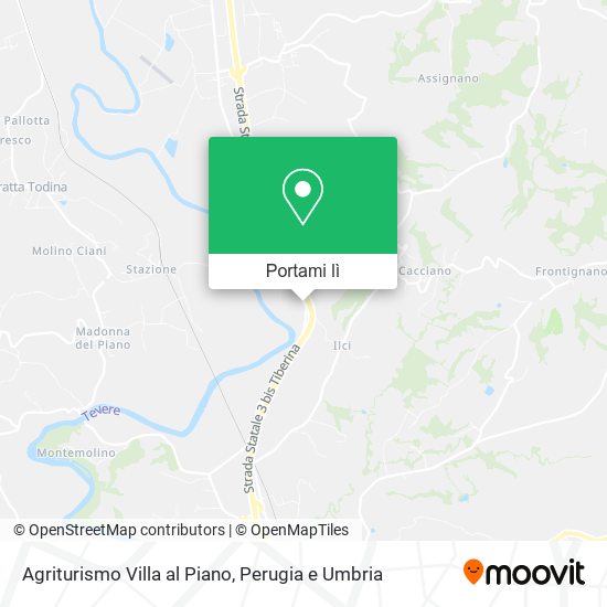 Mappa Agriturismo Villa al Piano