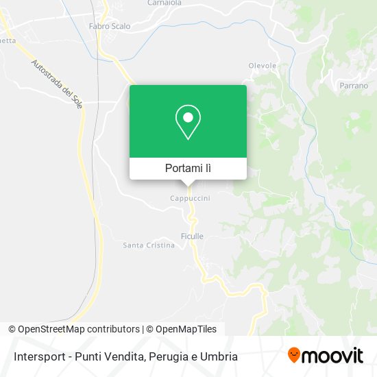 Mappa Intersport - Punti Vendita