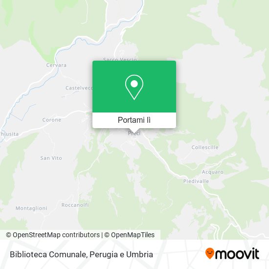Mappa Biblioteca Comunale