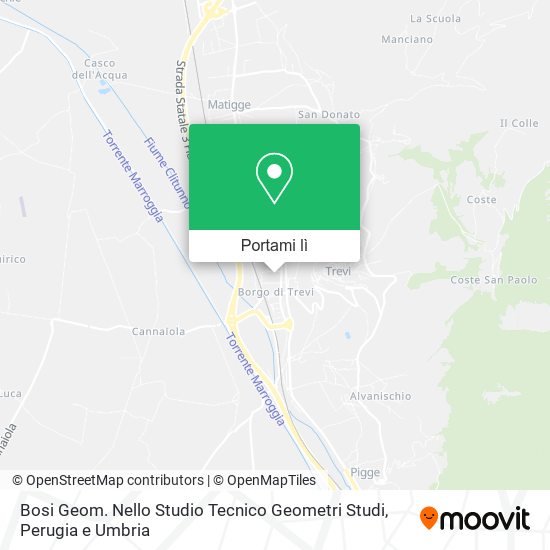 Mappa Bosi Geom. Nello Studio Tecnico Geometri Studi