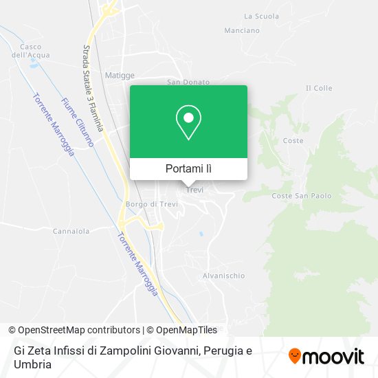 Mappa Gi Zeta Infissi di Zampolini Giovanni